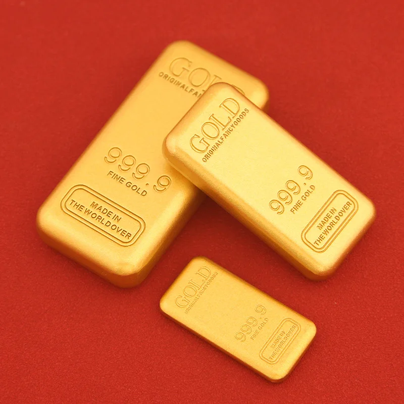 Sand Imitation Investment Sample Prop Ornament Metal Solid Large Bar Gold Brick
Sand Imitation Investment Sample Prop Ornament Metal Solid Large Bar Gold Brick
