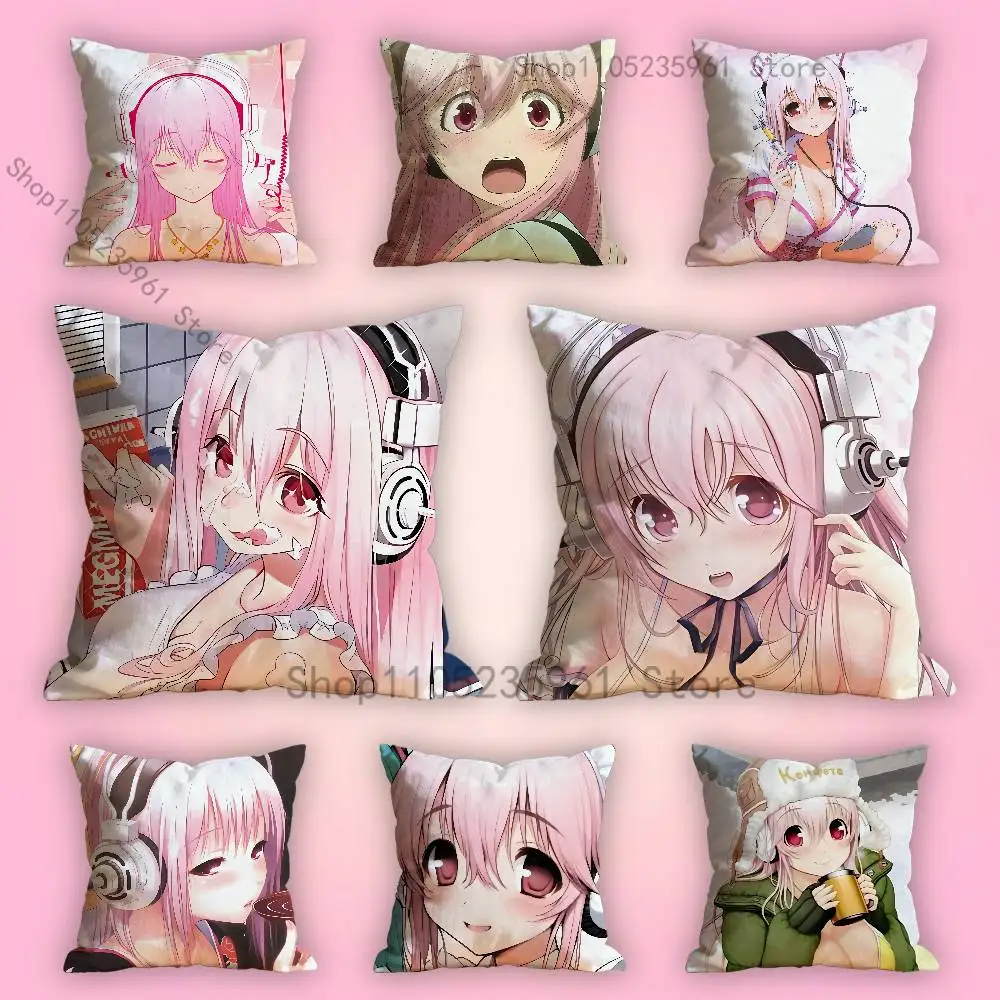 S-Super S-Sonico Various Sizes Square Pillow Case For Car Home Bedchamber Decor Custom Valentine gift
S-Super S-Sonico Various Sizes Square Pillow Case For Car Home Bedchamber Decor Custom Valentine gift