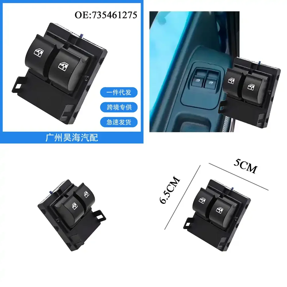 Electric Window Regulator Switch for Peugeot Citroen Fiat Cars 735461275 Auto Power Window Lift Control Button Car
Electric Window Regulator Switch for Peugeot Citroen Fiat Cars 735461275 Auto Power Window Lift Control Button Car