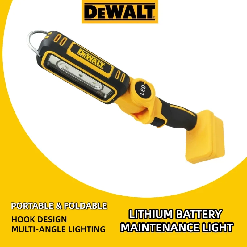 Dewalt 20V Lithium 90-Degree Folding LED Work Light: Handheld Multifunctional Portable Camping Lantern(without battery)
Dewalt 20V Lithium 90-Degree Folding LED Work Light: Handheld Multifunctional Portable Camping Lantern(without battery)