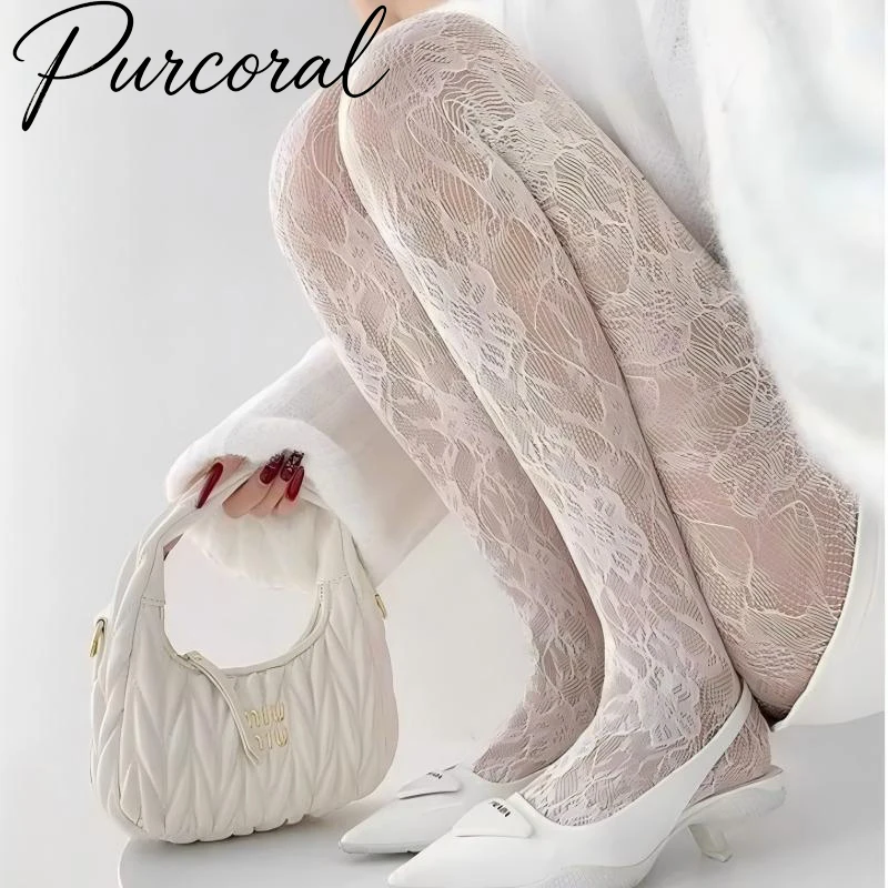 2026 New Women's White Floral Lace Tights Hollow Out Sheer Mesh Pantyhose Retro Pattern See-Through Stockings
2026 New Women's White Floral Lace Tights Hollow Out Sheer Mesh Pantyhose Retro Pattern See-Through Stockings