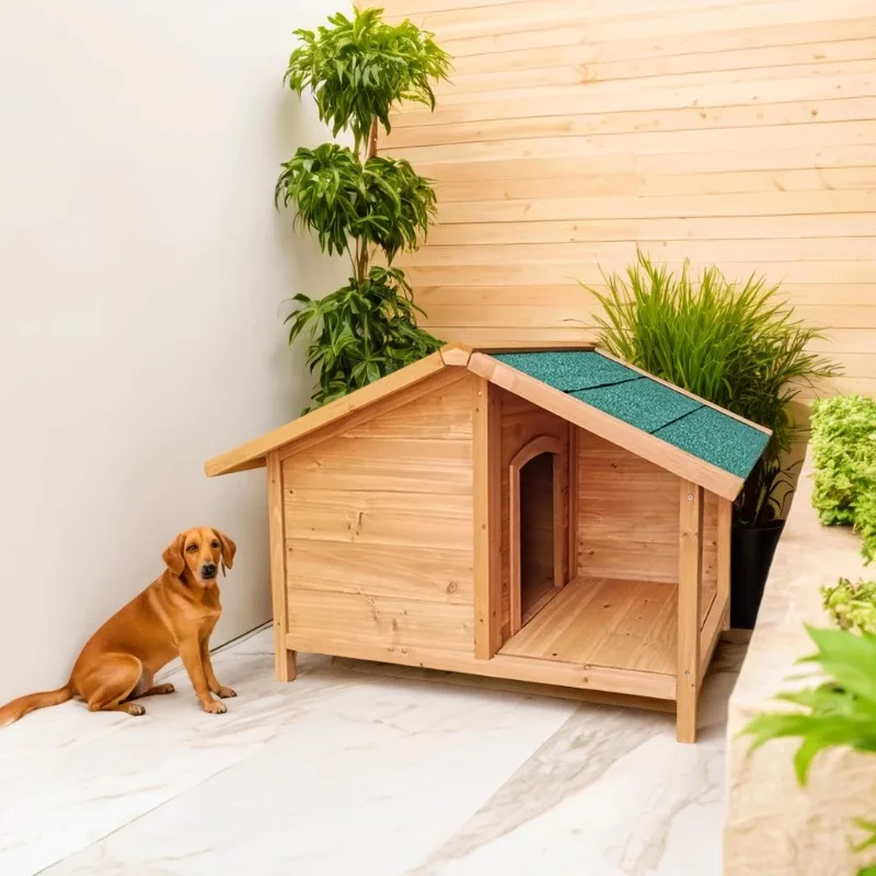 Outdoor and indoor solid wood dog houses, large, medium, and small, anti-corrosion and waterproof pet houses
Outdoor and indoor solid wood dog houses, large, medium, and small, anti-corrosion and waterproof pet houses