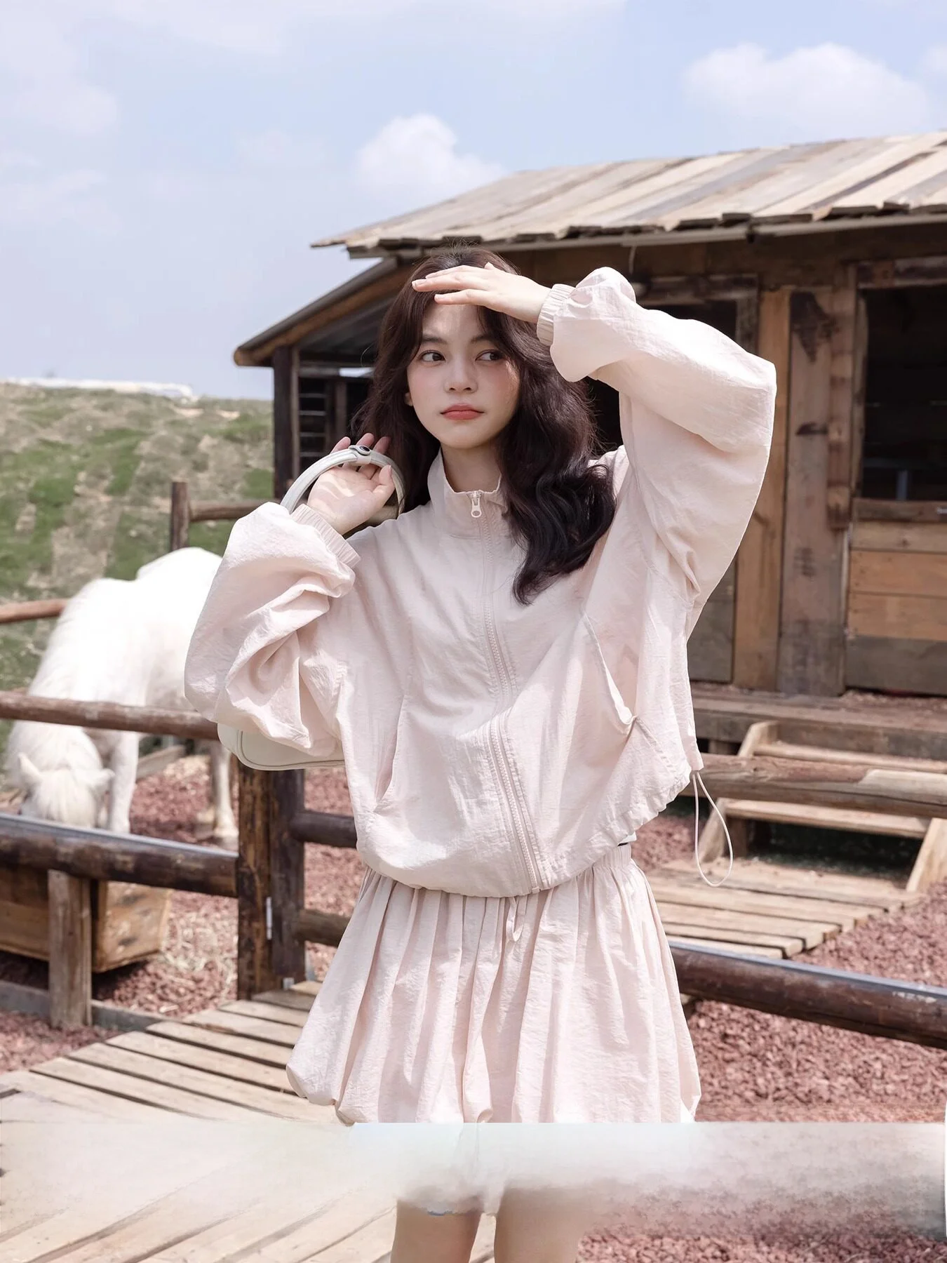Eternal Summer Women's Casual Short Sleeve Sun Protection Pink Top Bottom Set Spring Fashion Outerwear Cotton Zipper Closure
Eternal Summer Women's Casual Short Sleeve Sun Protection Pink Top Bottom Set Spring Fashion Outerwear Cotton Zipper Closure