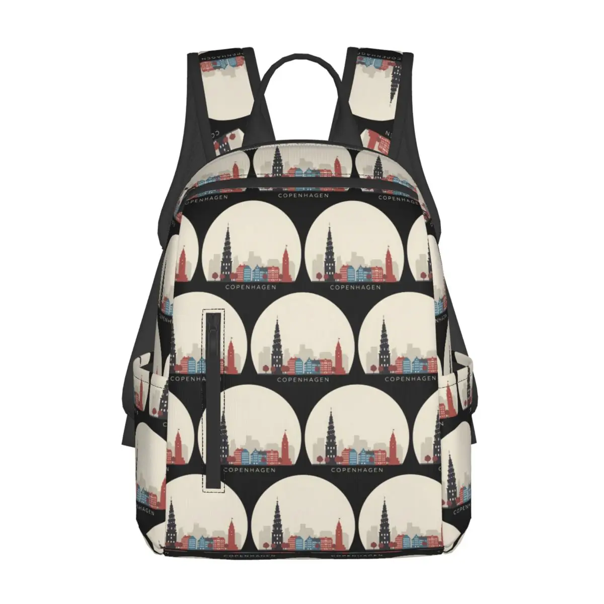 Copenhagen Travel Icon Backpack Daypack Large Capacity Boys Girls BookBag School Bag Shoulder Bags for Men Women
Copenhagen Travel Icon Backpack Daypack Large Capacity Boys Girls BookBag School Bag Shoulder Bags for Men Women
