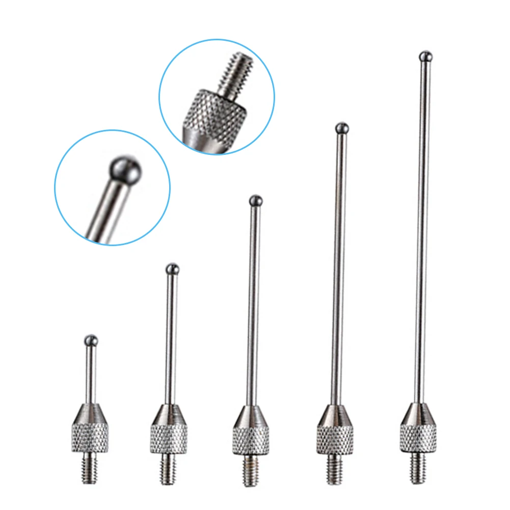 M2.5 CMM Contact Probe Steel Tips Dial Indicator Probe 2mm CNC Stylus Measuring 10-50mm Thread Indicator Dial Gaug
M2.5 CMM Contact Probe Steel Tips Dial Indicator Probe 2mm CNC Stylus Measuring 10-50mm Thread Indicator Dial Gaug