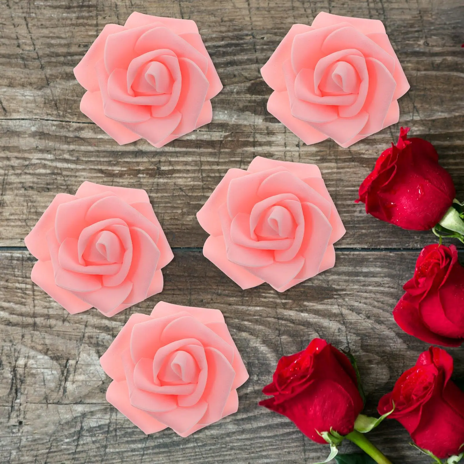 100 Pcs Artificial Rose Flower for Crafts Fake Roses Faux Head Decor Dining Table Heads
100 Pcs Artificial Rose Flower for Crafts Fake Roses Faux Head Decor Dining Table Heads