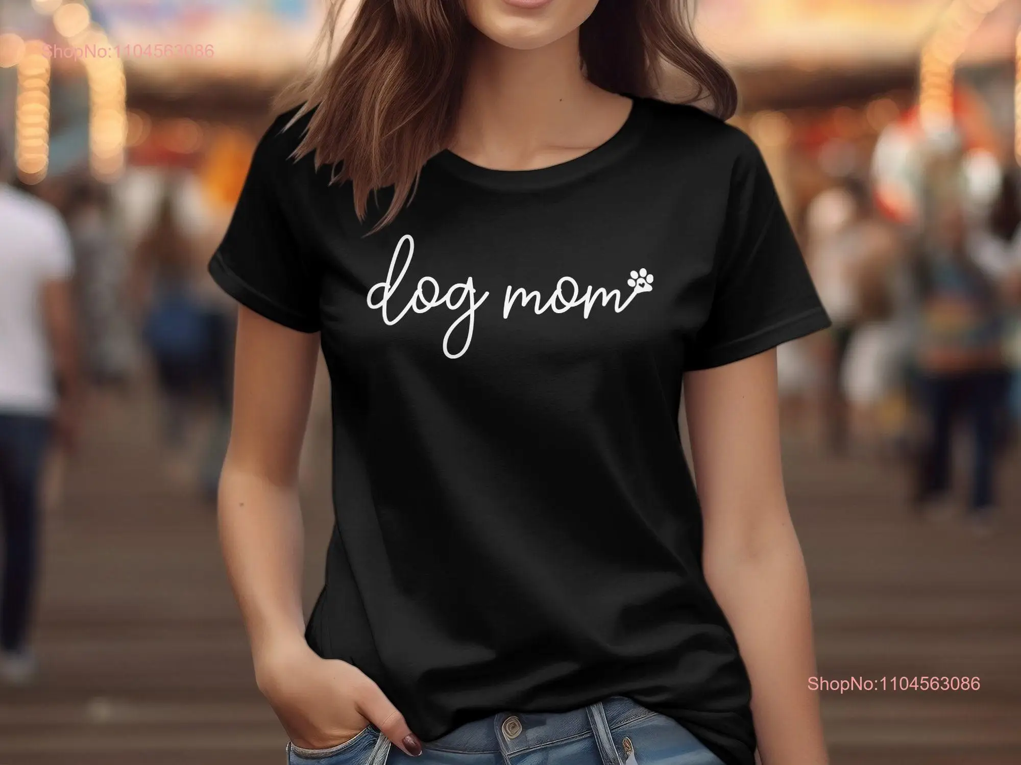 Dog Mom T Shirt Cute Lover Pet Owner Apparel Women's Casual Holiday for Moms long or short sleeves
Dog Mom T Shirt Cute Lover Pet Owner Apparel Women's Casual Holiday for Moms long or short sleeves