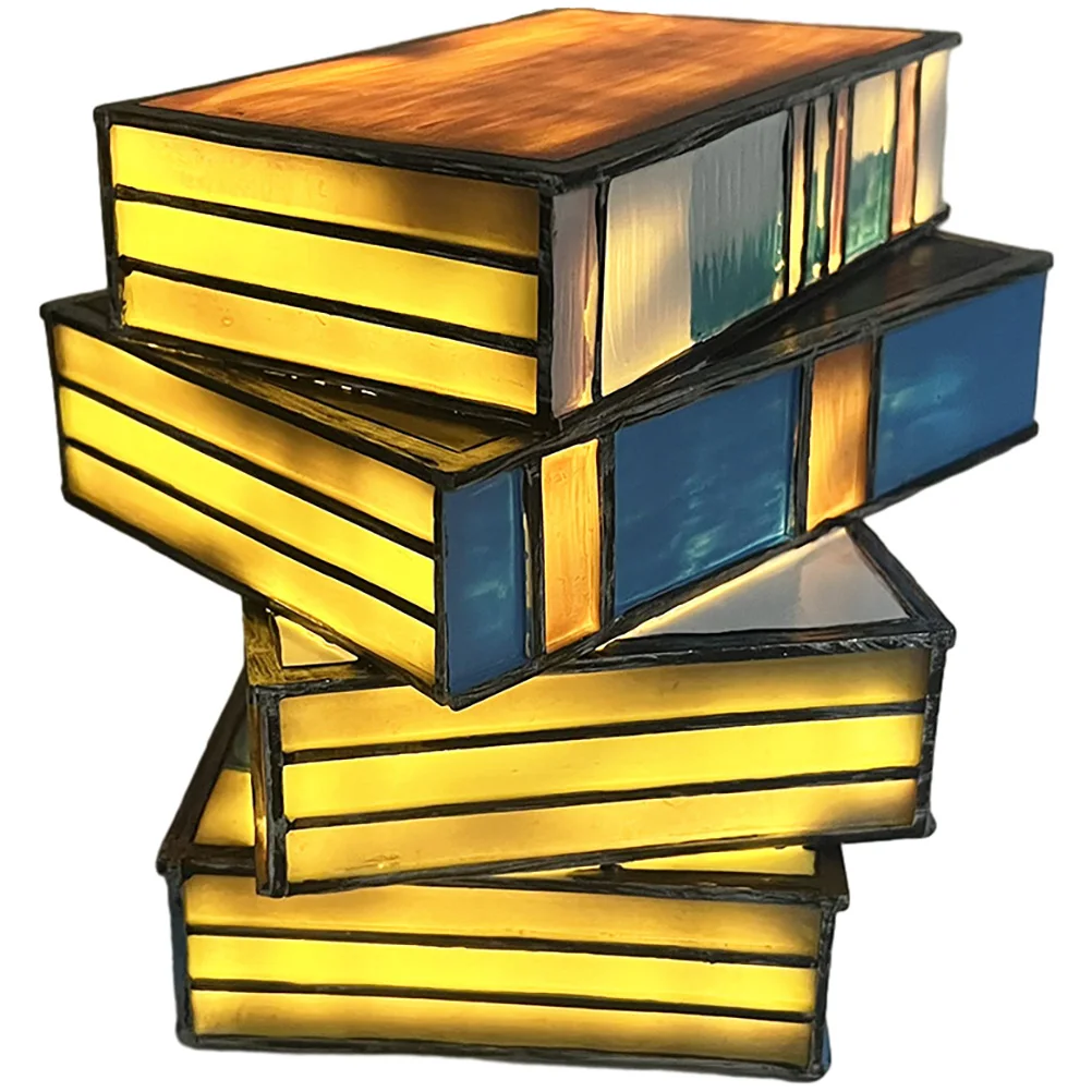 Retro Stacking Book Desk Table Lamp PVC Plastic Bedroom Living Room Nightstand Light Decorative Bedside Lamps Small Night Lights
Retro Stacking Book Desk Table Lamp PVC Plastic Bedroom Living Room Nightstand Light Decorative Bedside Lamps Small Night Lights