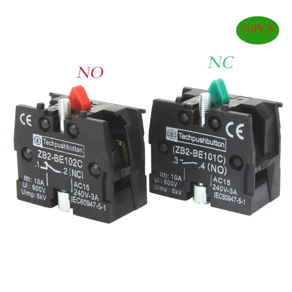 XB2 LAY5 Button Switch Base Contacts ZB2-BE101C - Normally Open ZB2-BE102C - Normally Closed
XB2 LAY5 Button Switch Base Contacts ZB2-BE101C - Normally Open ZB2-BE102C - Normally Closed