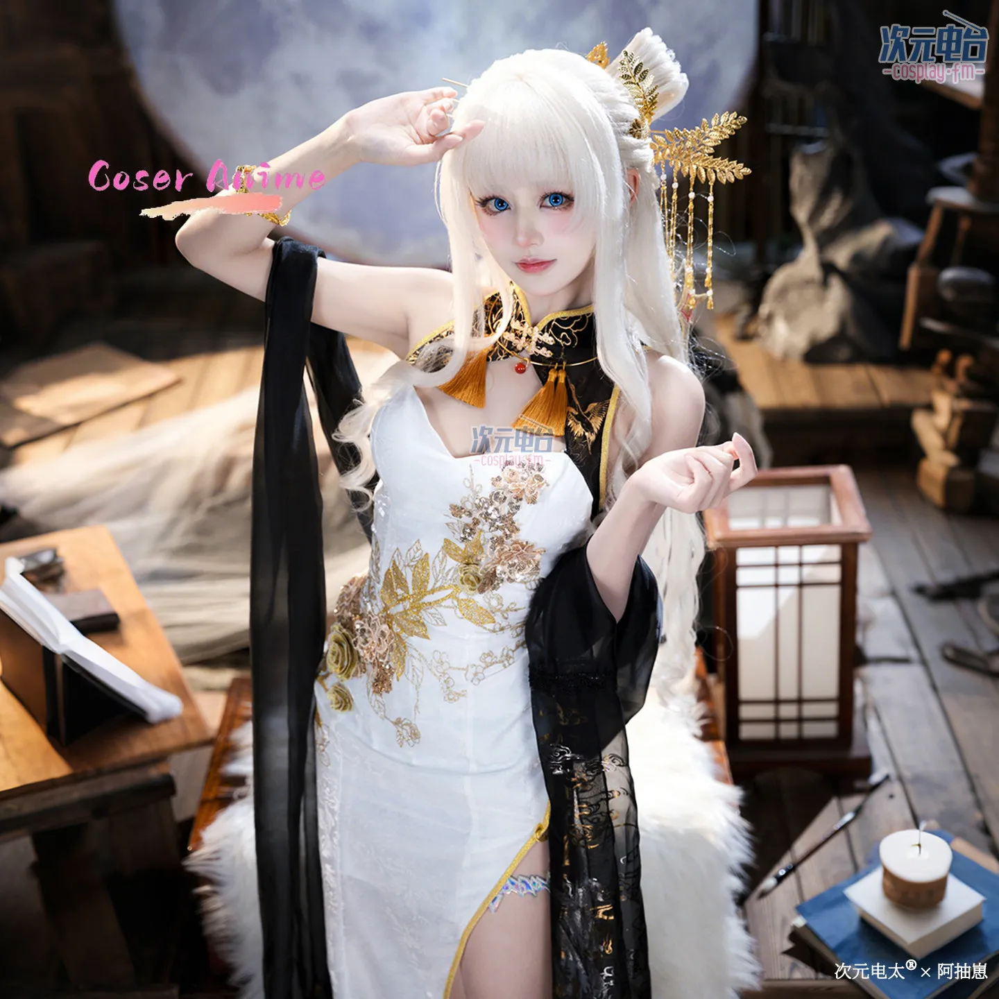 NIKKE:The Goddess of Victory 3rd Anniversary Crown Qipao Cosplay Costume from Game & Anime
NIKKE:The Goddess of Victory 3rd Anniversary Crown Qipao Cosplay Costume from Game & Anime