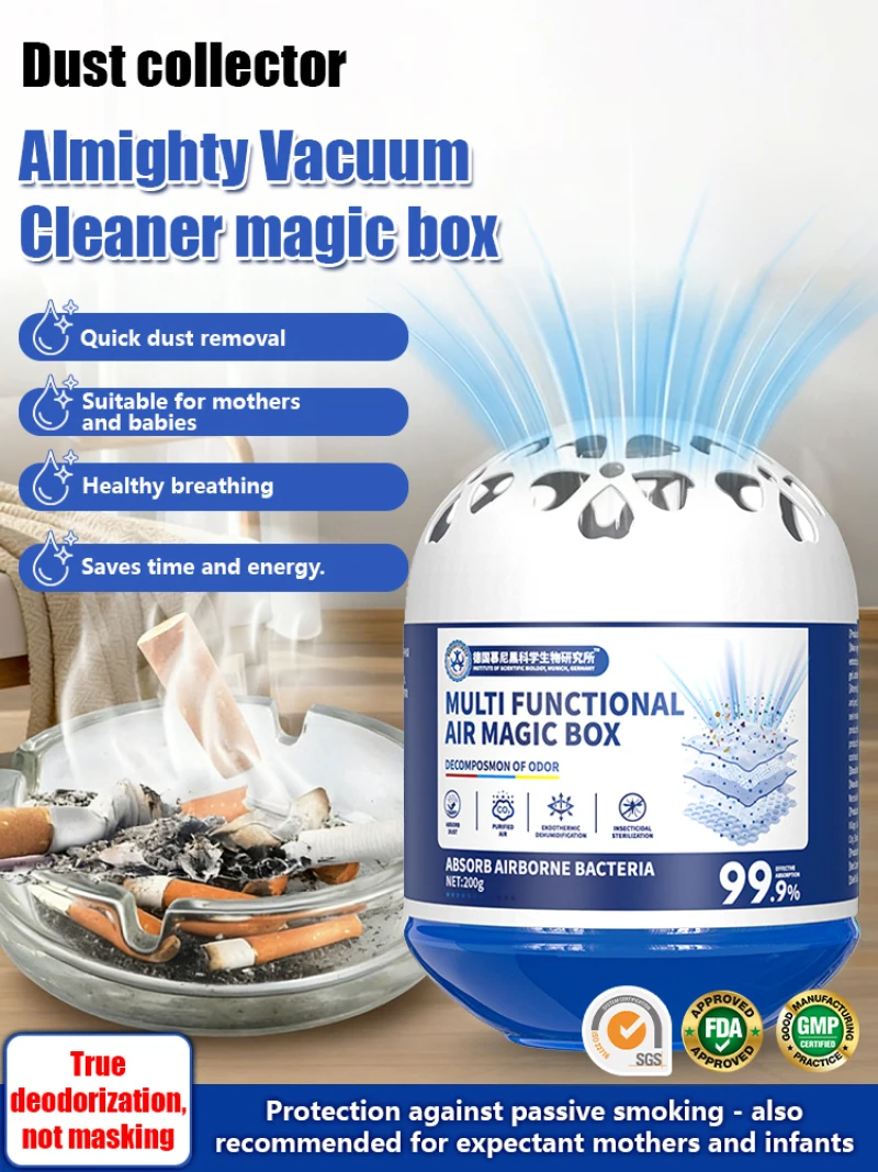 Whole Home Dust Removal Dust Collection Box, Strong Suction Household Cleaner for Air Purification & Dust
Whole Home Dust Removal Dust Collection Box, Strong Suction Household Cleaner for Air Purification & Dust