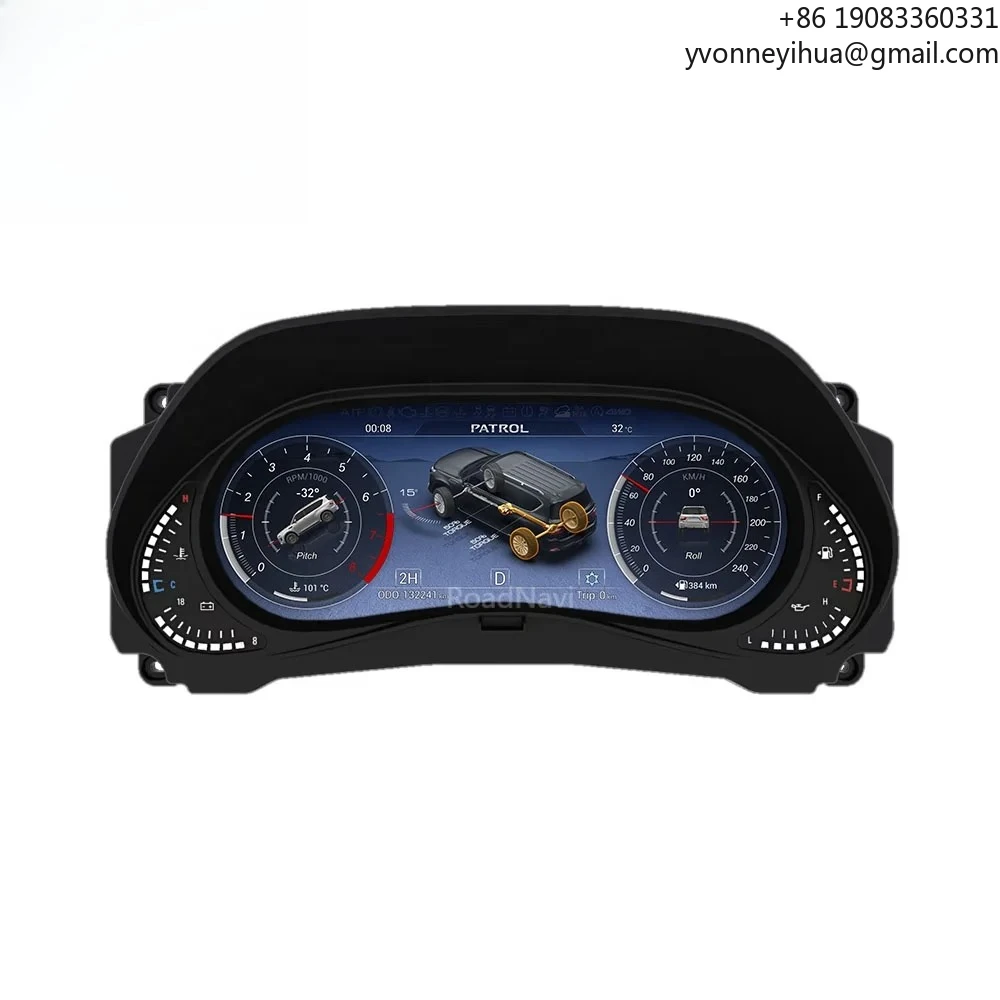 RoadNavi OEM Linux Car Digital Cluster For Nissan Patrol Y62 QX56 QX80 LHD RHD 2012-2023 Speedometer Dashboard Instrument
RoadNavi OEM Linux Car Digital Cluster For Nissan Patrol Y62 QX56 QX80 LHD RHD 2012-2023 Speedometer Dashboard Instrument