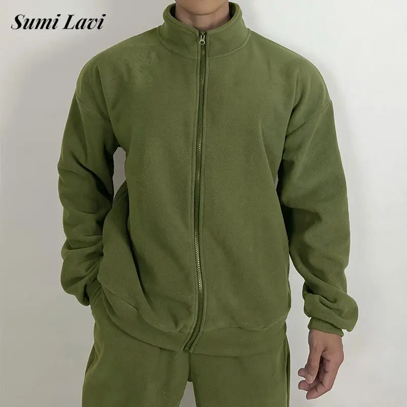 Pure Color Long Sleeve Fleece Hoodies Mens Autumn Winter Casual Sweatshirt For Men Fashion Stand Collar Zip-up Hoodie Cardigans
Pure Color Long Sleeve Fleece Hoodies Mens Autumn Winter Casual Sweatshirt For Men Fashion Stand Collar Zip-up Hoodie Cardigans