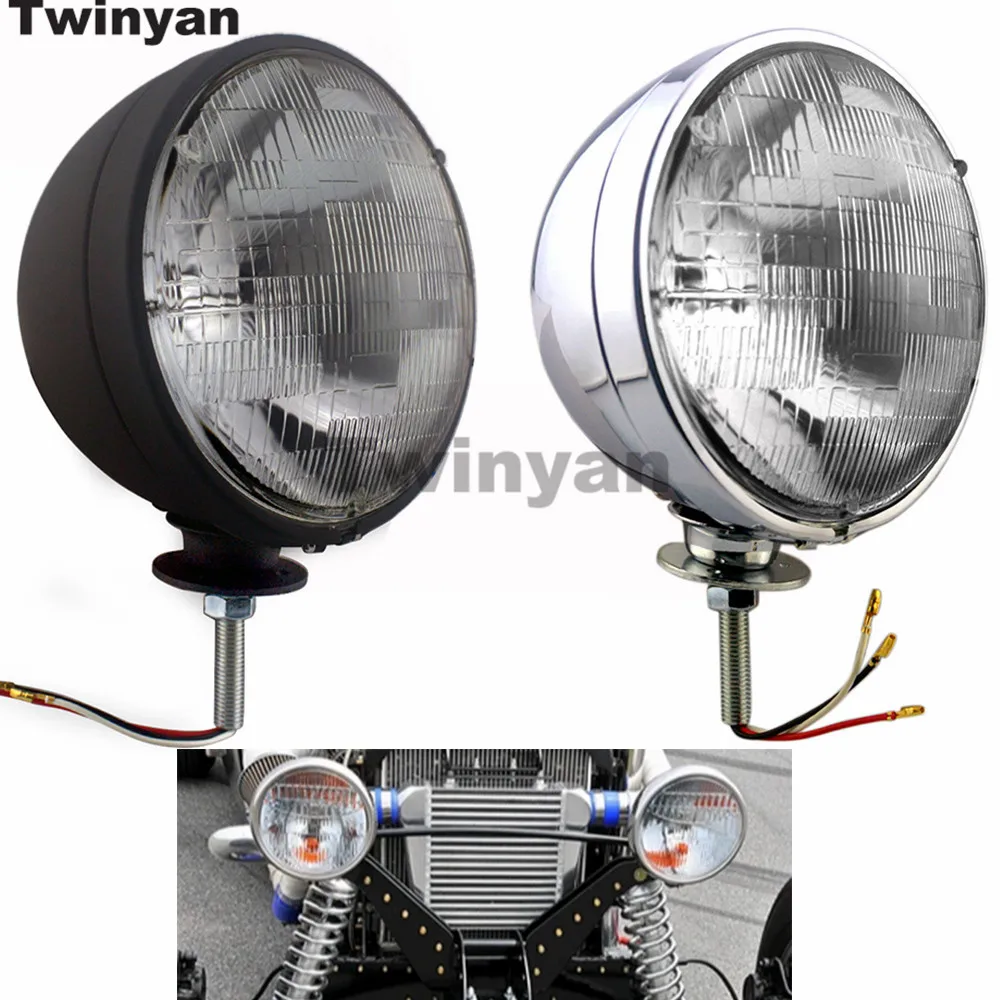 7" Motorcycle Headlight Headlamp Bottom Mount Classic Custom High/Low Beam Head Light For Harley Cafe Racer Universal Roadster
7" Motorcycle Headlight Headlamp Bottom Mount Classic Custom High/Low Beam Head Light For Harley Cafe Racer Universal Roadster