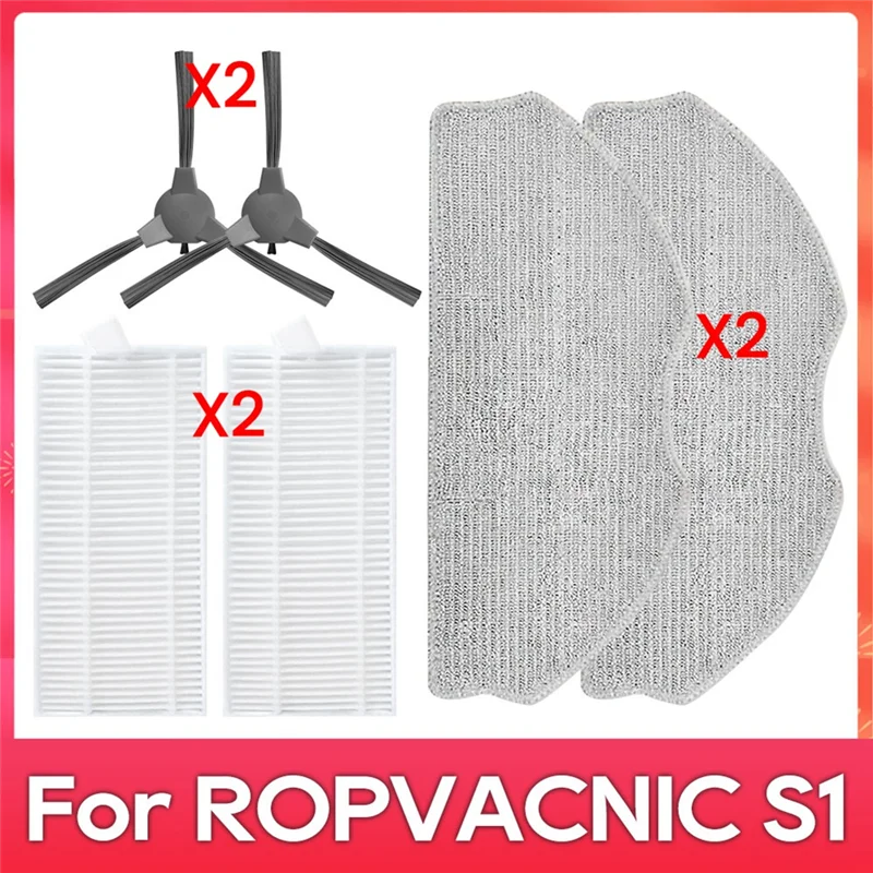 ABVJ-For ROPVACNIC S1 / Tipdiy G90 / Betboyles V75S / VIPSUN Z1 Side Brush Filter Mop Robot Vacuum Cleaner Kit
ABVJ-For ROPVACNIC S1 / Tipdiy G90 / Betboyles V75S / VIPSUN Z1 Side Brush Filter Mop Robot Vacuum Cleaner Kit