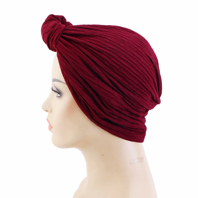 Fashion Muslim Pleated Women Turban Hat Headscarf Twist Knot Caps African Twist Headwrap Ladies Hair Accessories India Chemo Cap
Fashion Muslim Pleated Women Turban Hat Headscarf Twist Knot Caps African Twist Headwrap Ladies Hair Accessories India Chemo Cap