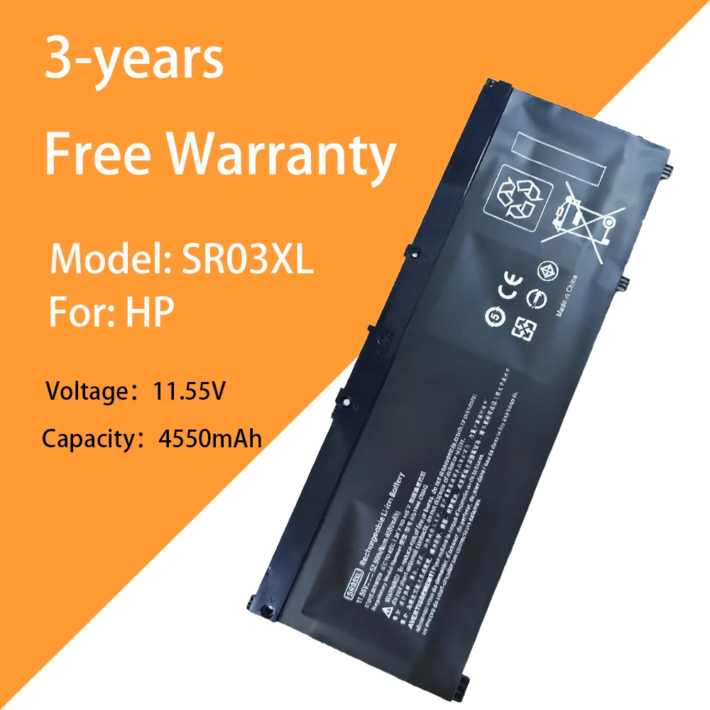 11.55V new notebook battery SR03XL For HP HP light and shadow wizard 45th generation TPN-Q211 C133 notebook battery
11.55V new notebook battery SR03XL For HP HP light and shadow wizard 45th generation TPN-Q211 C133 notebook battery