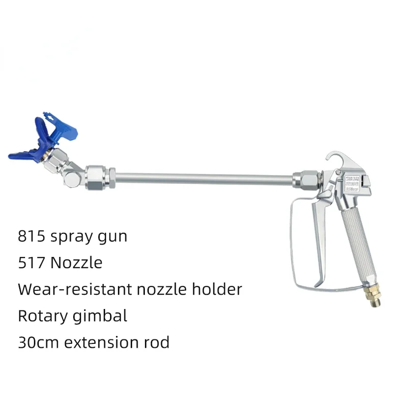Airless Wall Paint Sprayer Machine Accessories 815 Spray Gun With 517 Nozzle Adapter and 30cm Extension Rod a
Airless Wall Paint Sprayer Machine Accessories 815 Spray Gun With 517 Nozzle Adapter and 30cm Extension Rod a