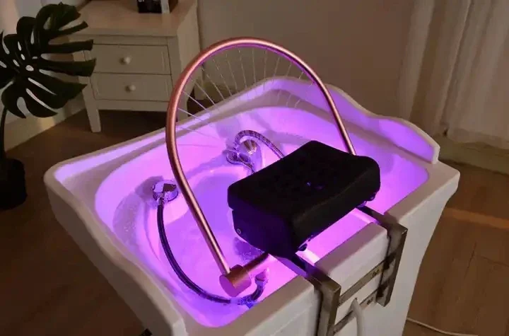 high quality Head treatment instrument SPA fumigation massage water circulation hydrotherapy machine hair washing mobile bed
high quality Head treatment instrument SPA fumigation massage water circulation hydrotherapy machine hair washing mobile bed