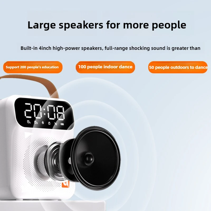 Portable Bluetooth Speaker Colorful CD Pattern Knob Independent Volume Control Vivid Music
Portable Bluetooth Speaker Colorful CD Pattern Knob Independent Volume Control Vivid Music