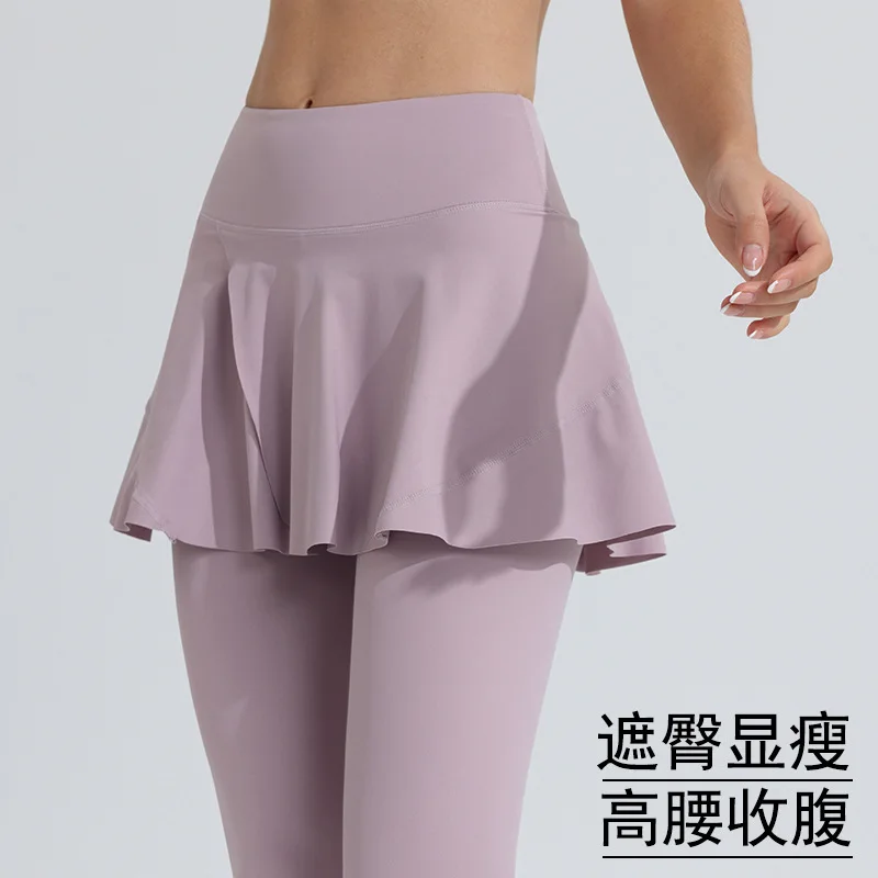 Female Fake Two High Waisted Fitness Quick Drying Running Pocket Sports Skirt Pants, High-end Tight Pants
Female Fake Two High Waisted Fitness Quick Drying Running Pocket Sports Skirt Pants, High-end Tight Pants
