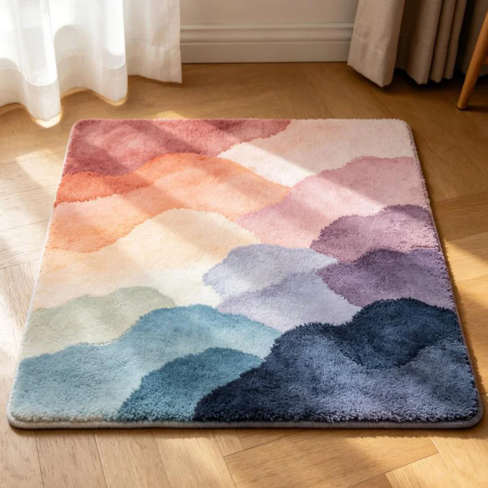 Modern Abstract Art Custom Rug Color Block Mat for Studio Front Door House Entry Indoor Decor
Modern Abstract Art Custom Rug Color Block Mat for Studio Front Door House Entry Indoor Decor