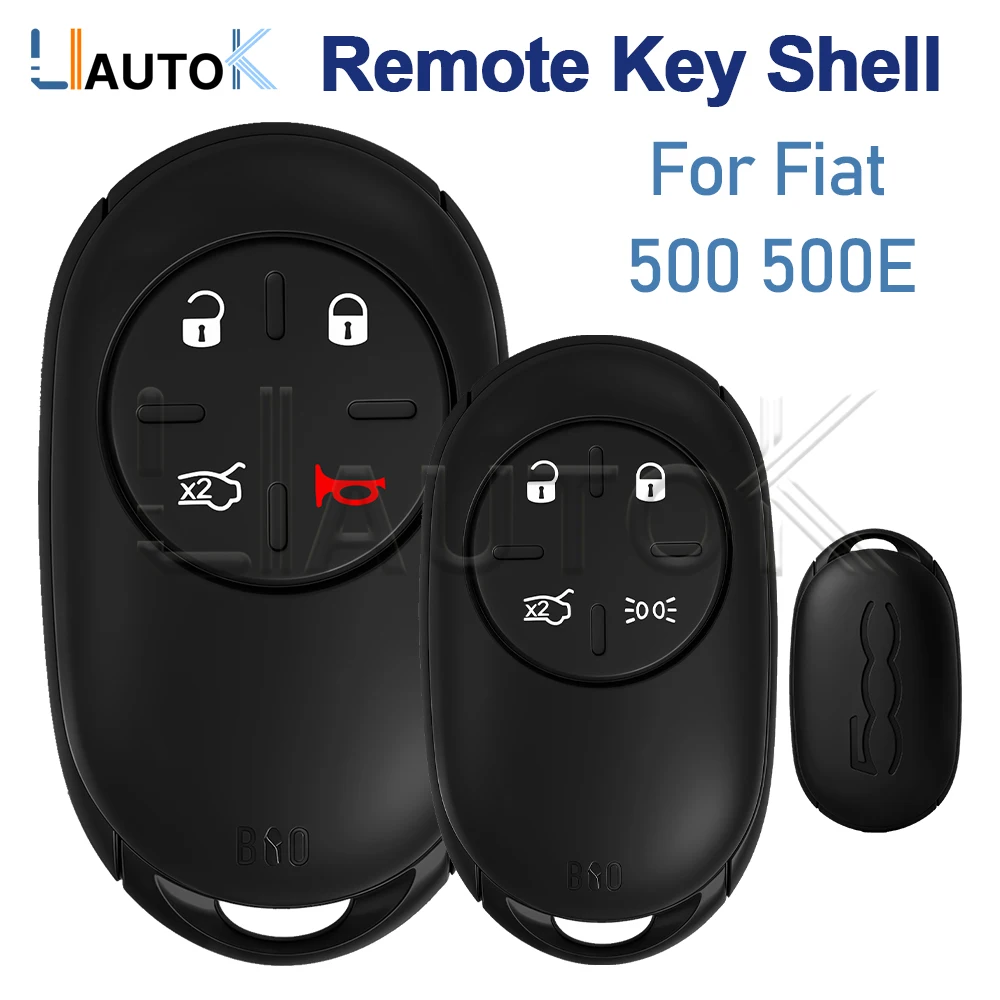 4 Buttons Auto Replacement Smart Key Shell Case For Fiat 500 500E 2020-2024 New Remote Control Car Key Case No Uncut Blade
4 Buttons Auto Replacement Smart Key Shell Case For Fiat 500 500E 2020-2024 New Remote Control Car Key Case No Uncut Blade