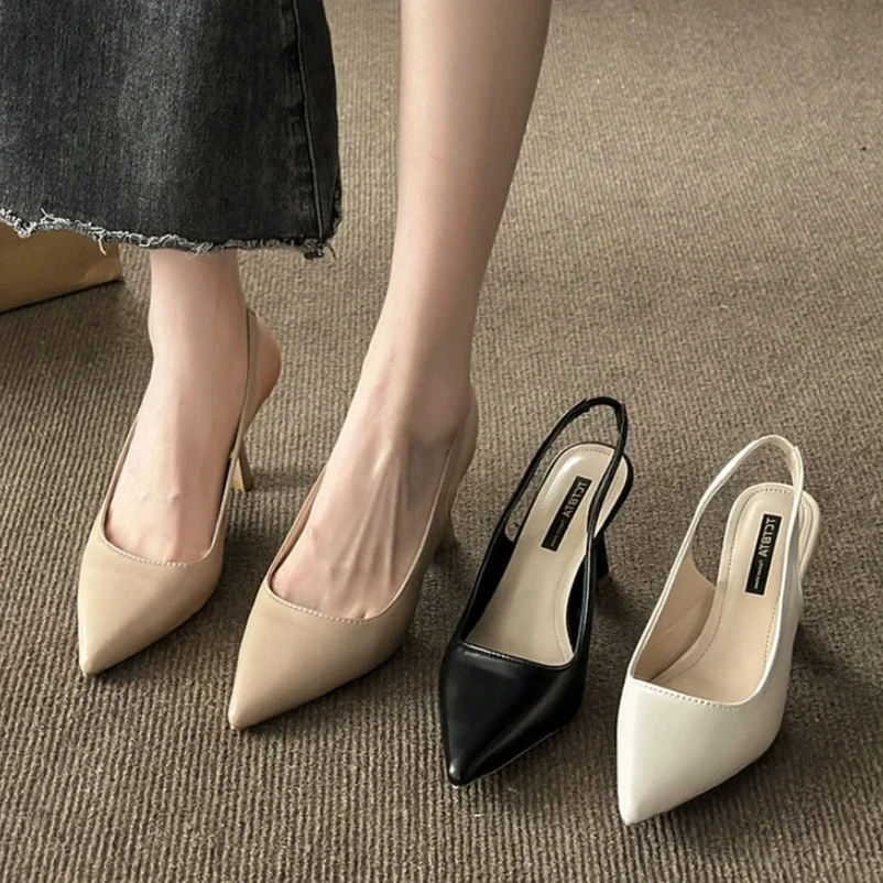 2025 new summer high heels pointy French head sandal women shoes temperament pumps
2025 new summer high heels pointy French head sandal women shoes temperament pumps