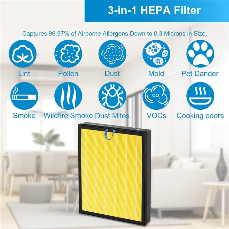 A54Z HEPA-фильтр Vital 200S, замена очистителя воздуха, для очистителя воздуха LEVOIT Vital 200S, Vital 200S-RF-PA, HEPA-фильтр 3-в-1 W
A54Z HEPA-фильтр Vital 200S, замена очистителя воздуха, для очистителя воздуха LEVOIT Vital 200S, Vital 200S-RF-PA, HEPA-фильтр 3-в-1 W