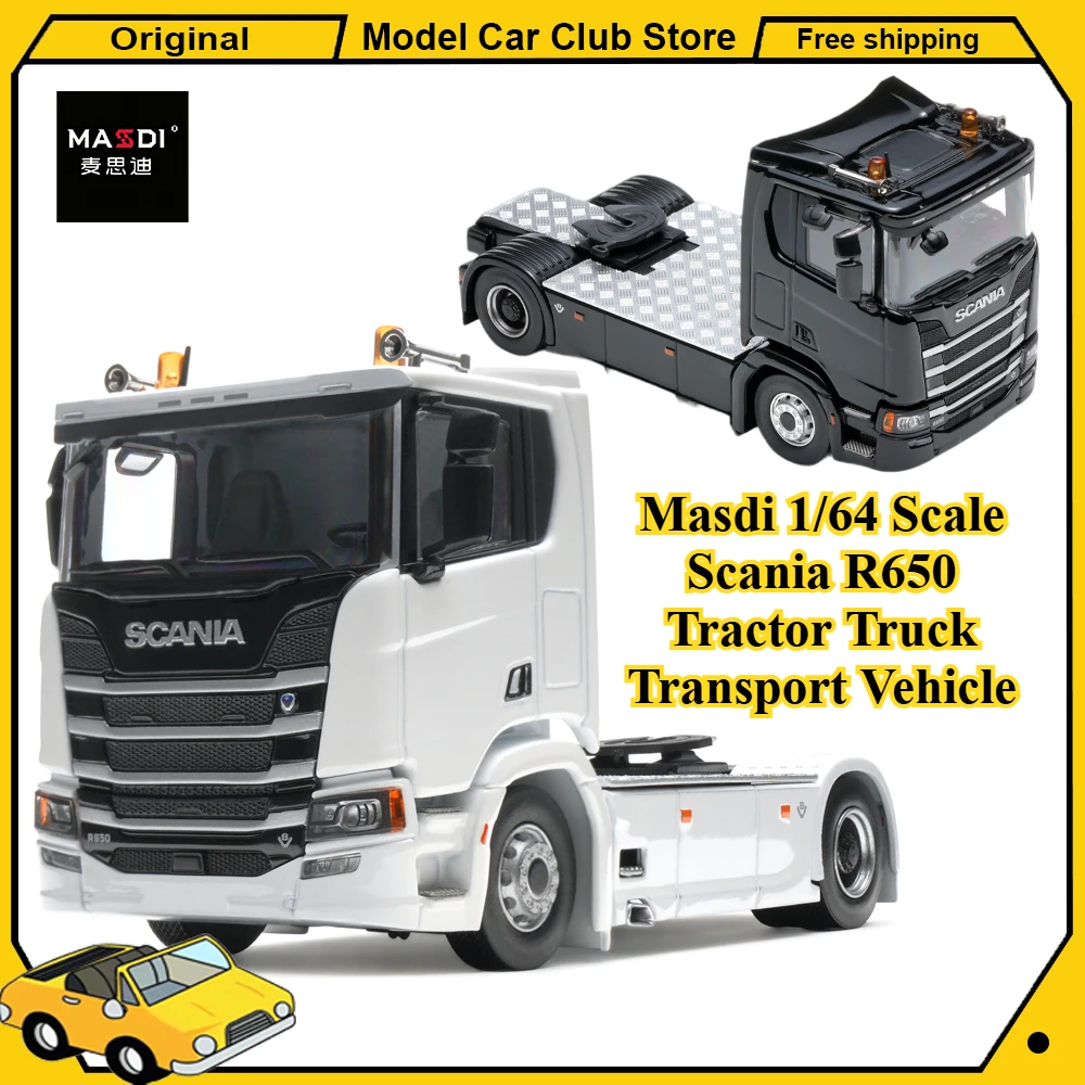 Новая коллекционная модель грузовика-тягача Scania R650 V8 R500 770S масштаба 1/64 от Masdi, миниатюрная литая игрушка из сплава
Новая коллекционная модель грузовика-тягача Scania R650 V8 R500 770S масштаба 1/64 от Masdi, миниатюрная литая игрушка из сплава