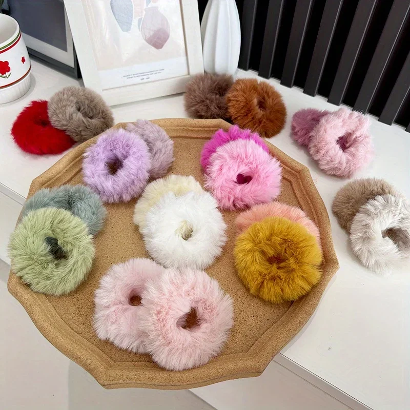 6pcs/10pcs Colorful Simple Plush Hair Ring Hair Rope Hair Accessories Random Color
6pcs/10pcs Colorful Simple Plush Hair Ring Hair Rope Hair Accessories Random Color
