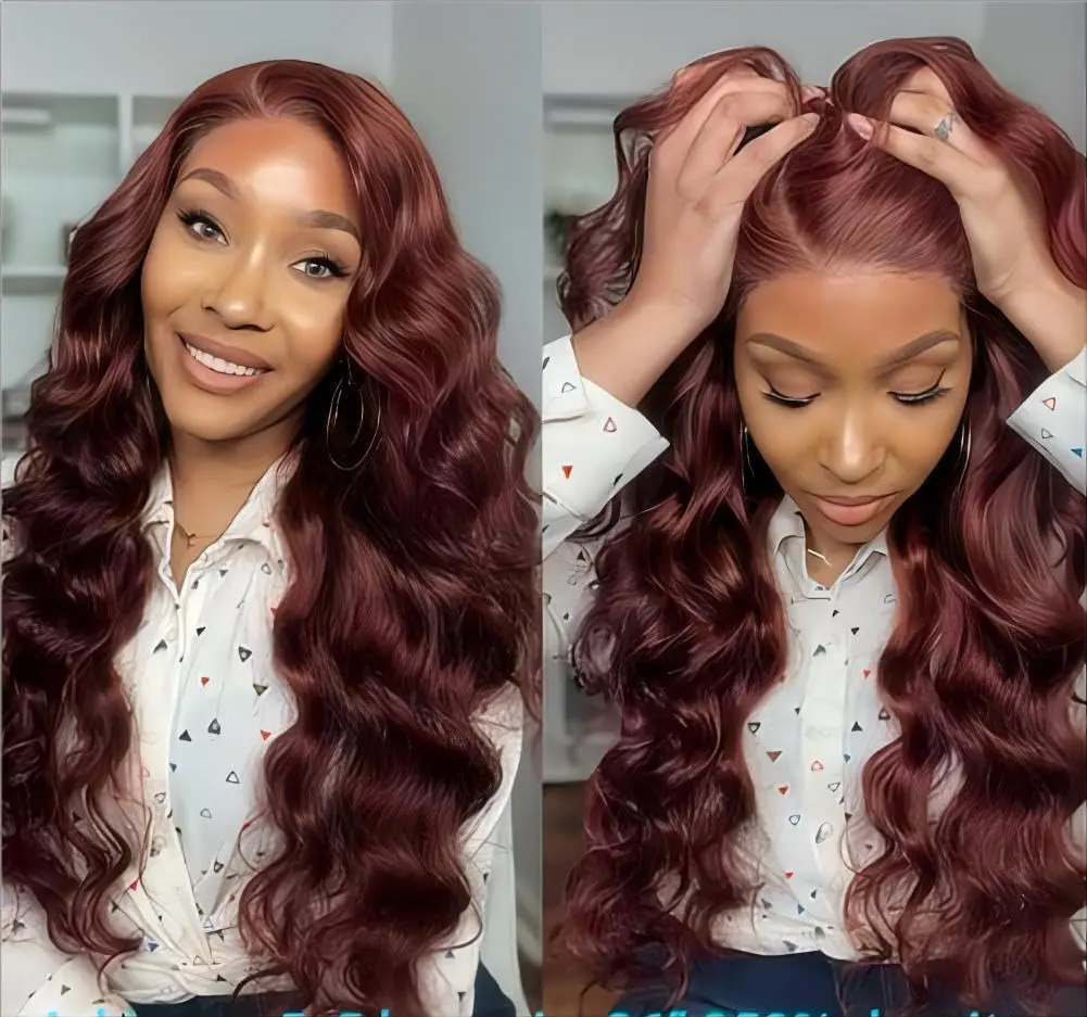 Reddish Brown Lace Front Wig 13X6 Body Wave Lace Front Wigs Human Hair Pre Plucked with Baby Hair 200% Density for Women 40 Inch
Reddish Brown Lace Front Wig 13X6 Body Wave Lace Front Wigs Human Hair Pre Plucked with Baby Hair 200% Density for Women 40 Inch