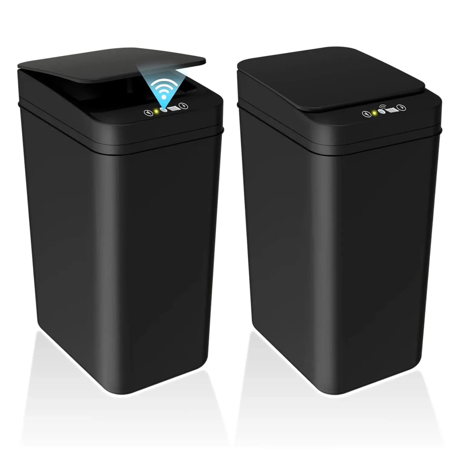 2Pack Bathroom Small Trash Can with Lid, 2.6 Gallon Touchless Automatic Garbage Can Slim Waterproof Motion Sensor Smart Trash
2Pack Bathroom Small Trash Can with Lid, 2.6 Gallon Touchless Automatic Garbage Can Slim Waterproof Motion Sensor Smart Trash