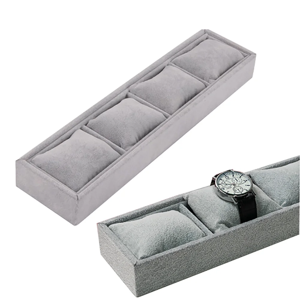 Velvet Bracelet Watch Jewelry Display Tray Wristwatch Cushion Holder Bangle Chain Storage Pillow Case Grey Chain Necklace Box
Velvet Bracelet Watch Jewelry Display Tray Wristwatch Cushion Holder Bangle Chain Storage Pillow Case Grey Chain Necklace Box