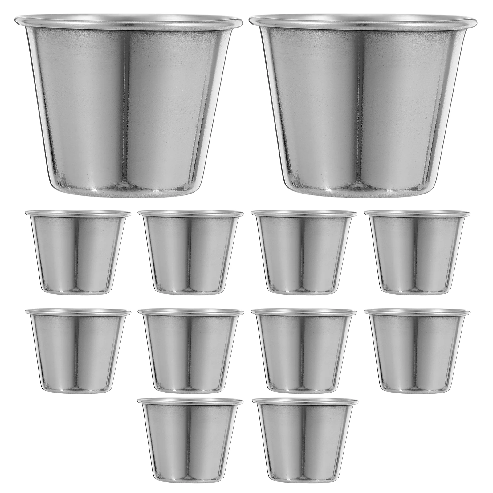 12pcs Stainless Steel Liquor Cups Anti Rust Ideal for Camping Picnic Travel Coffee Tumbler Glass for Whisky
12pcs Stainless Steel Liquor Cups Anti Rust Ideal for Camping Picnic Travel Coffee Tumbler Glass for Whisky