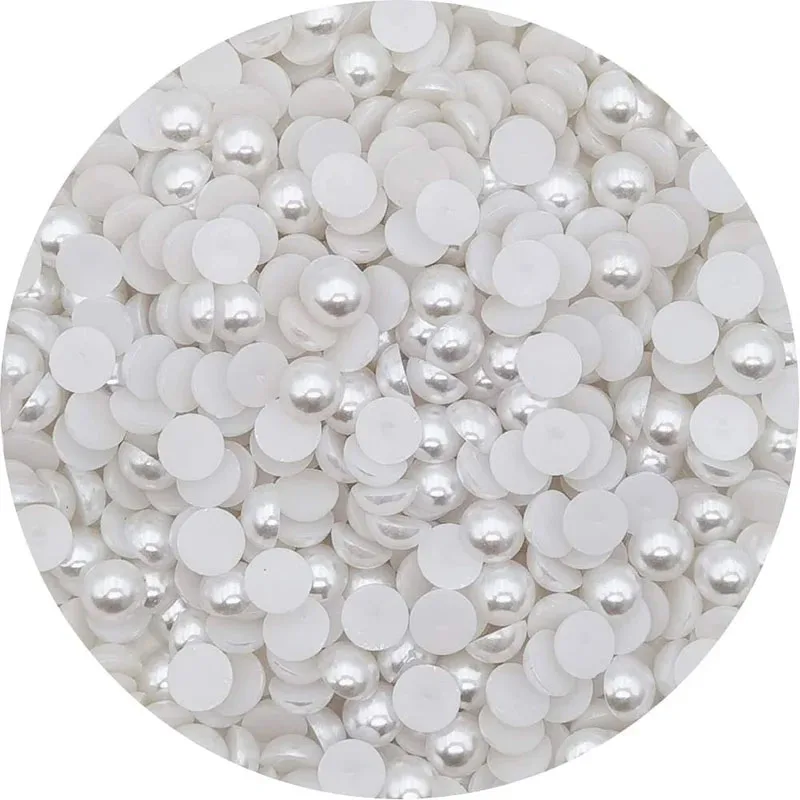 2-16mm Half Imitation Pearl Beads ABS Flat Back Half Round Ivory Pearl Loose Beads Plastic Pearl Bead for DIY Craft Jewelry Make
2-16mm Half Imitation Pearl Beads ABS Flat Back Half Round Ivory Pearl Loose Beads Plastic Pearl Bead for DIY Craft Jewelry Make