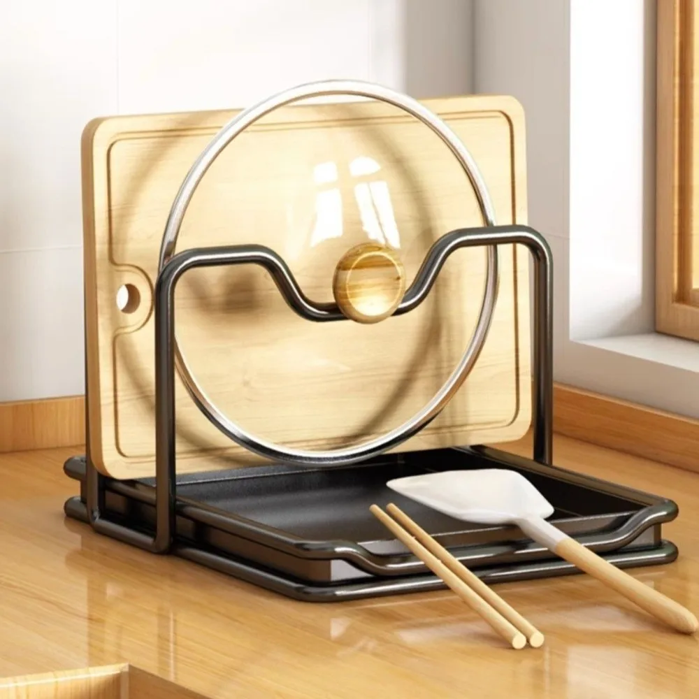Space Saving Pot Lid Rack Spoon Rest Placement Kitchen Spatula Holder Utensil Shovel Anti-slip Cutting Board Storage Rack
Space Saving Pot Lid Rack Spoon Rest Placement Kitchen Spatula Holder Utensil Shovel Anti-slip Cutting Board Storage Rack