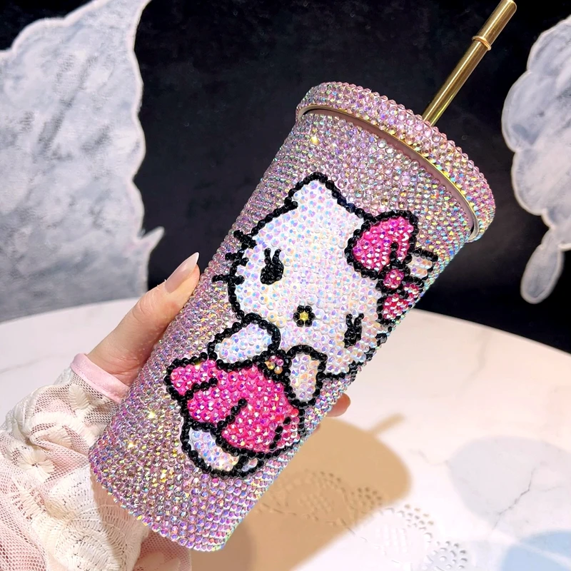 Sanrio Cute Cartoon Hellokitty Hand Worker Sticker Diamond Cartoon Insulated Cup 304 Food Grade Stainless Steel Vacuum Water Cup
Sanrio Cute Cartoon Hellokitty Hand Worker Sticker Diamond Cartoon Insulated Cup 304 Food Grade Stainless Steel Vacuum Water Cup