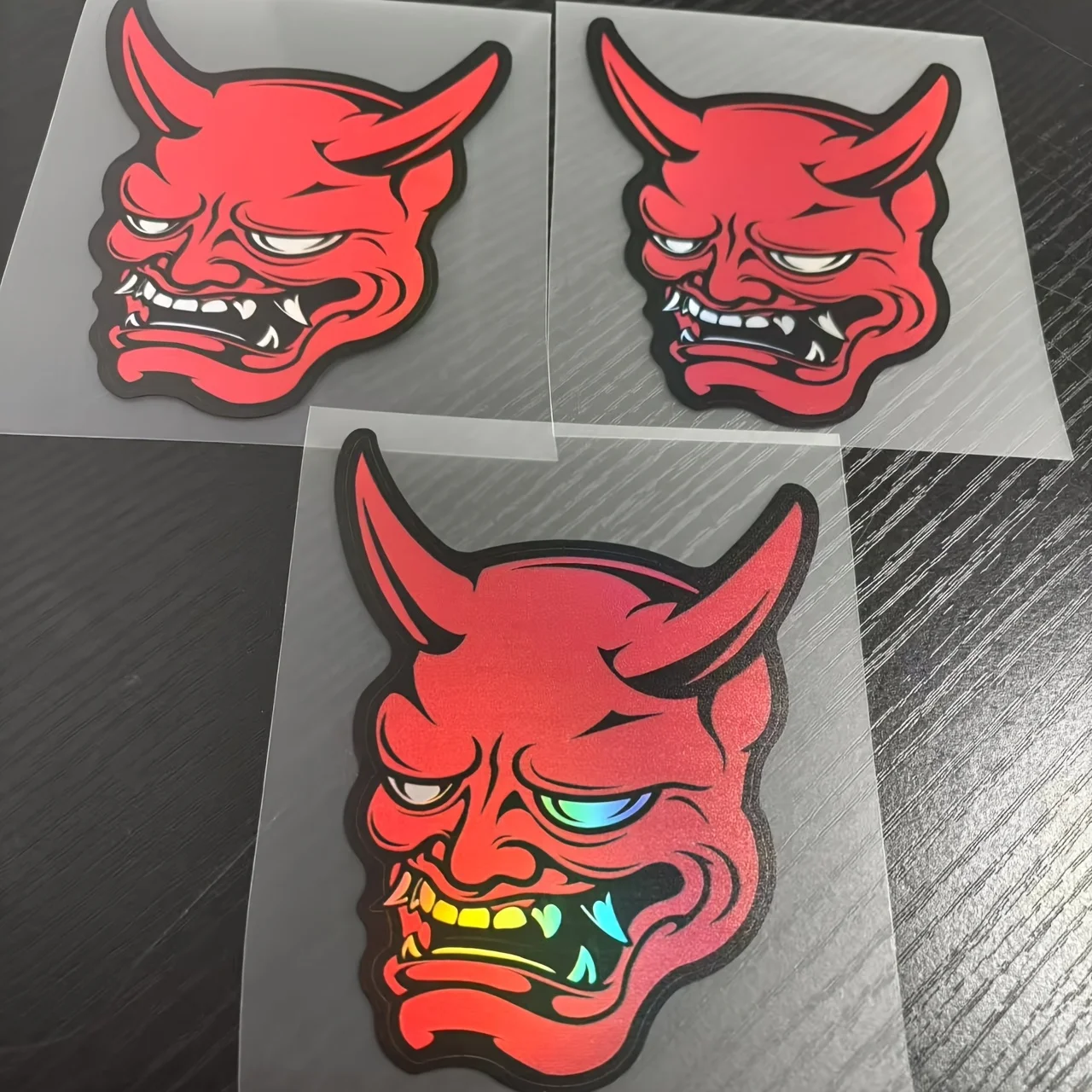 One Laser Engraved Premium Vinyl Sticker - Prajna Mask, Kabuki Art Horror Japanese JDM Style Suitable for Cars
One Laser Engraved Premium Vinyl Sticker - Prajna Mask, Kabuki Art Horror Japanese JDM Style Suitable for Cars