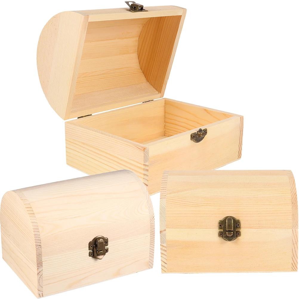 3pcs Wooden Boxes Unfinished Small Wood Box with Lid Craft Storage Jewelry Crate Wooden Gifts DIY Treasure Chest Boxes
3pcs Wooden Boxes Unfinished Small Wood Box with Lid Craft Storage Jewelry Crate Wooden Gifts DIY Treasure Chest Boxes