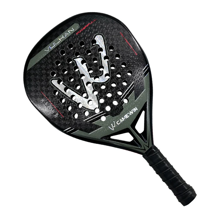 Carbon fiber material 12K professional padel racket, balanced control and striking power, stable frame specially developed for E
Carbon fiber material 12K professional padel racket, balanced control and striking power, stable frame specially developed for E