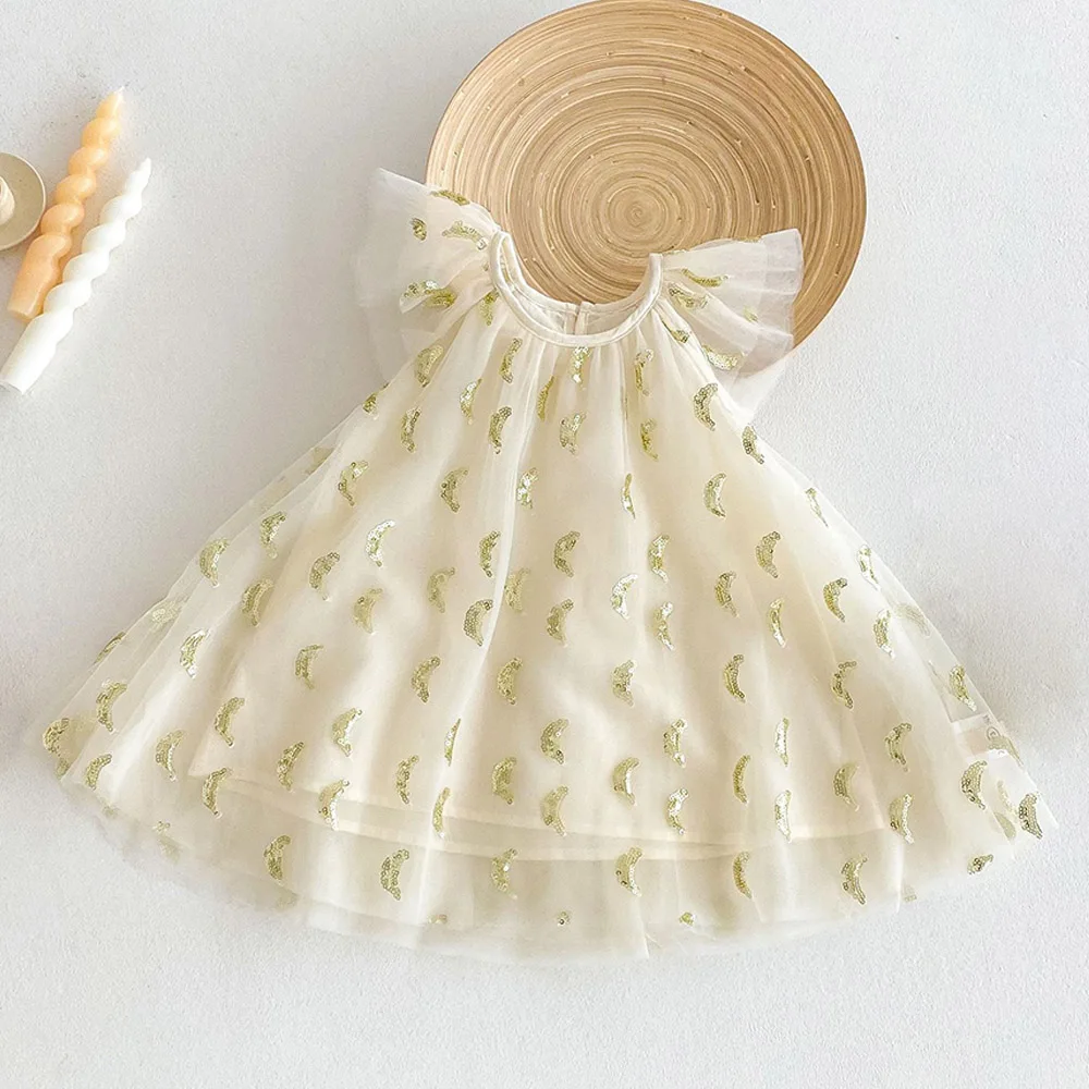 Girls Sequin Dresses Summer Flying Short Sleeve Toddler Clothes Princess Birthday Kids Party Dresses For Girls
Girls Sequin Dresses Summer Flying Short Sleeve Toddler Clothes Princess Birthday Kids Party Dresses For Girls