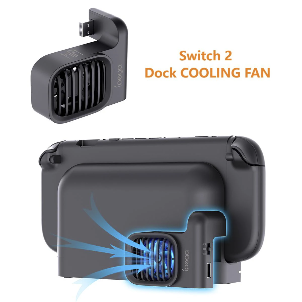 Cooling Fan for Switch 2 Original Dock PG-SW2206 Console Dock Cooler with 2-Speed Adjustment
Cooling Fan for Switch 2 Original Dock PG-SW2206 Console Dock Cooler with 2-Speed Adjustment