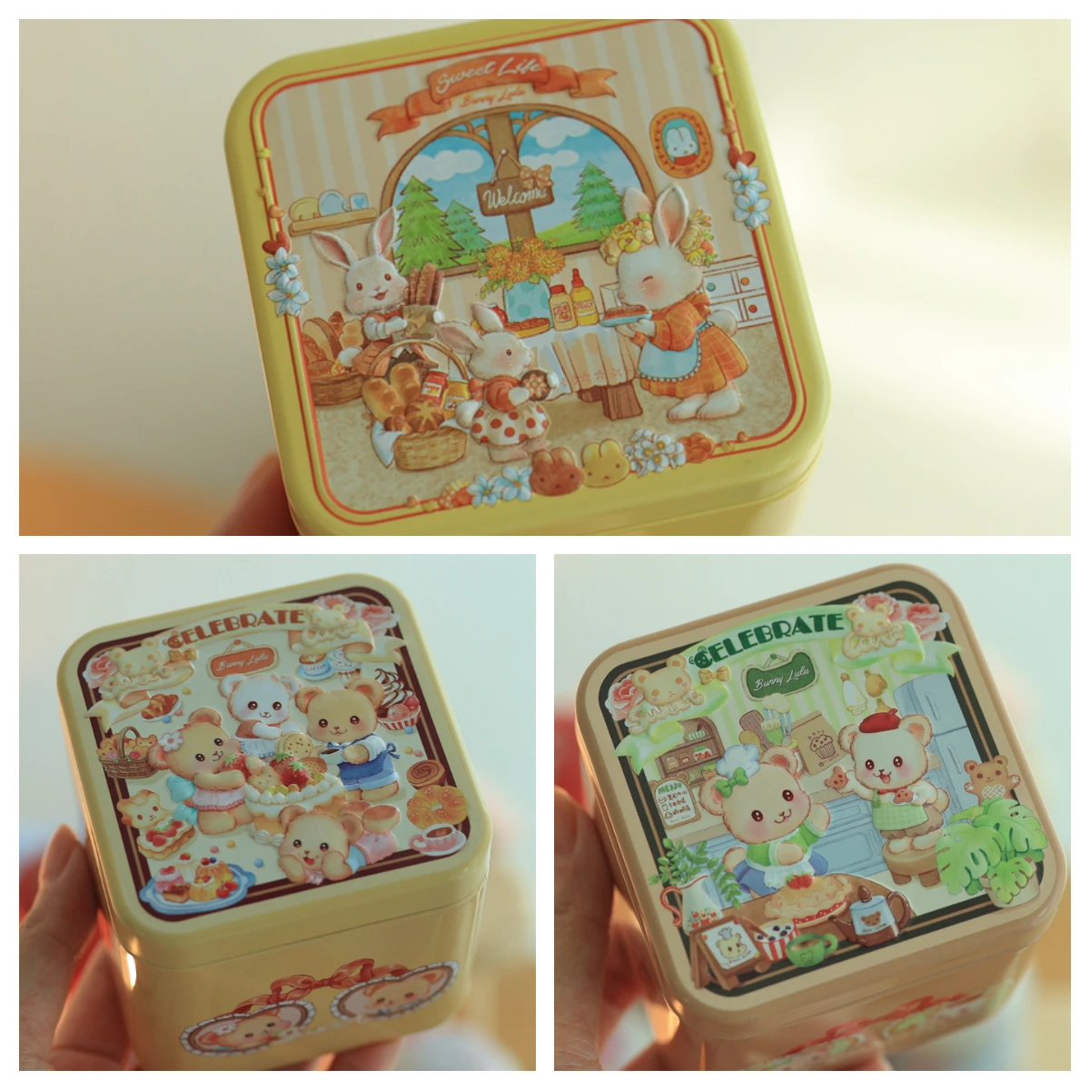 1PC Christmas 3D Cartoon Rabbit Candy Tin Box Small Square Biscuit /Tea leaf Container Metal Kids Gifts Box for Birthday Wedding
1PC Christmas 3D Cartoon Rabbit Candy Tin Box Small Square Biscuit /Tea leaf Container Metal Kids Gifts Box for Birthday Wedding