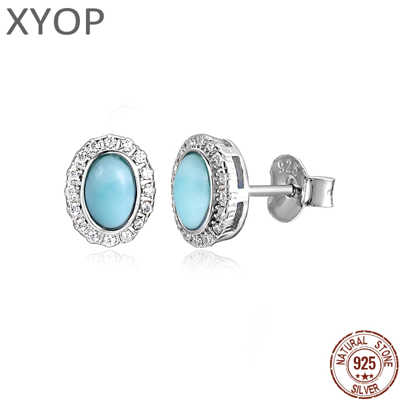 XYOP 2026 Natural Larimar Classic Earrings 925 Sterling Silver Fine Jewelry for Party Birthday Gift
XYOP 2026 Natural Larimar Classic Earrings 925 Sterling Silver Fine Jewelry for Party Birthday Gift