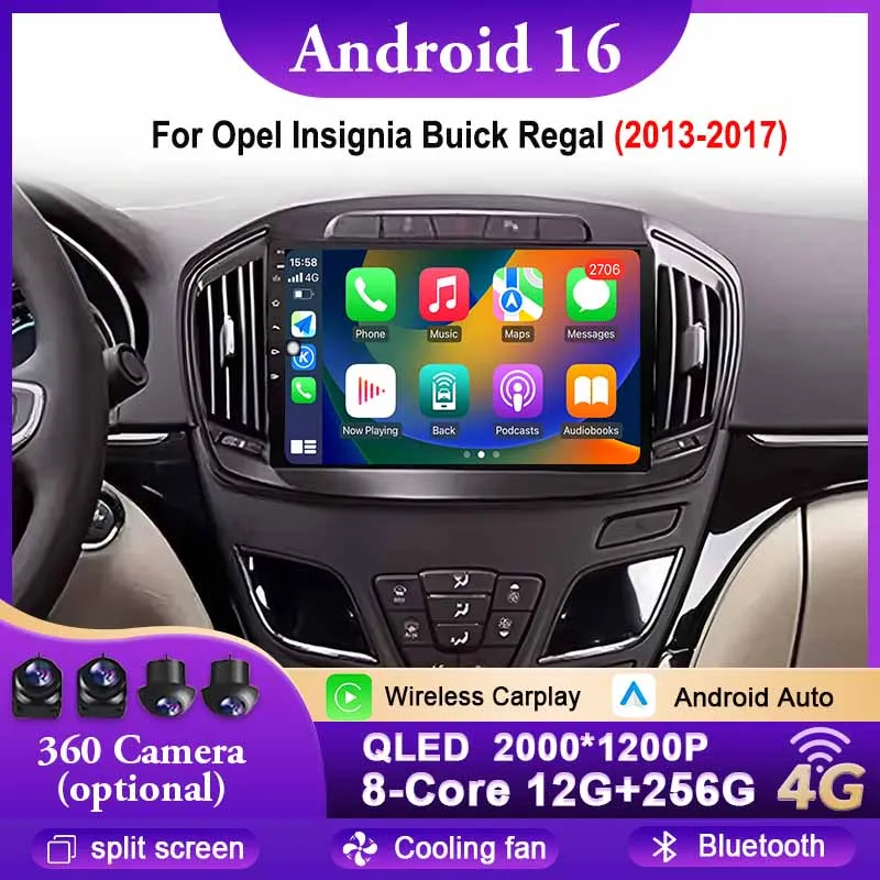 Для Opel Insignia Buick Regal 2013-2017 автомобильное радио GPS-навигация мультимедийный видеоплеер стерео BT 4G WIFI Android 16
Для Opel Insignia Buick Regal 2013-2017 автомобильное радио GPS-навигация мультимедийный видеоплеер стерео BT 4G WIFI Android 16