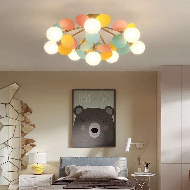 2024Modern Ceiling Chandelier Frost Glass lamps for Table Dining Room Children's Room Living Bedroom Home Decor Indoor Lightings
2024Modern Ceiling Chandelier Frost Glass lamps for Table Dining Room Children's Room Living Bedroom Home Decor Indoor Lightings
