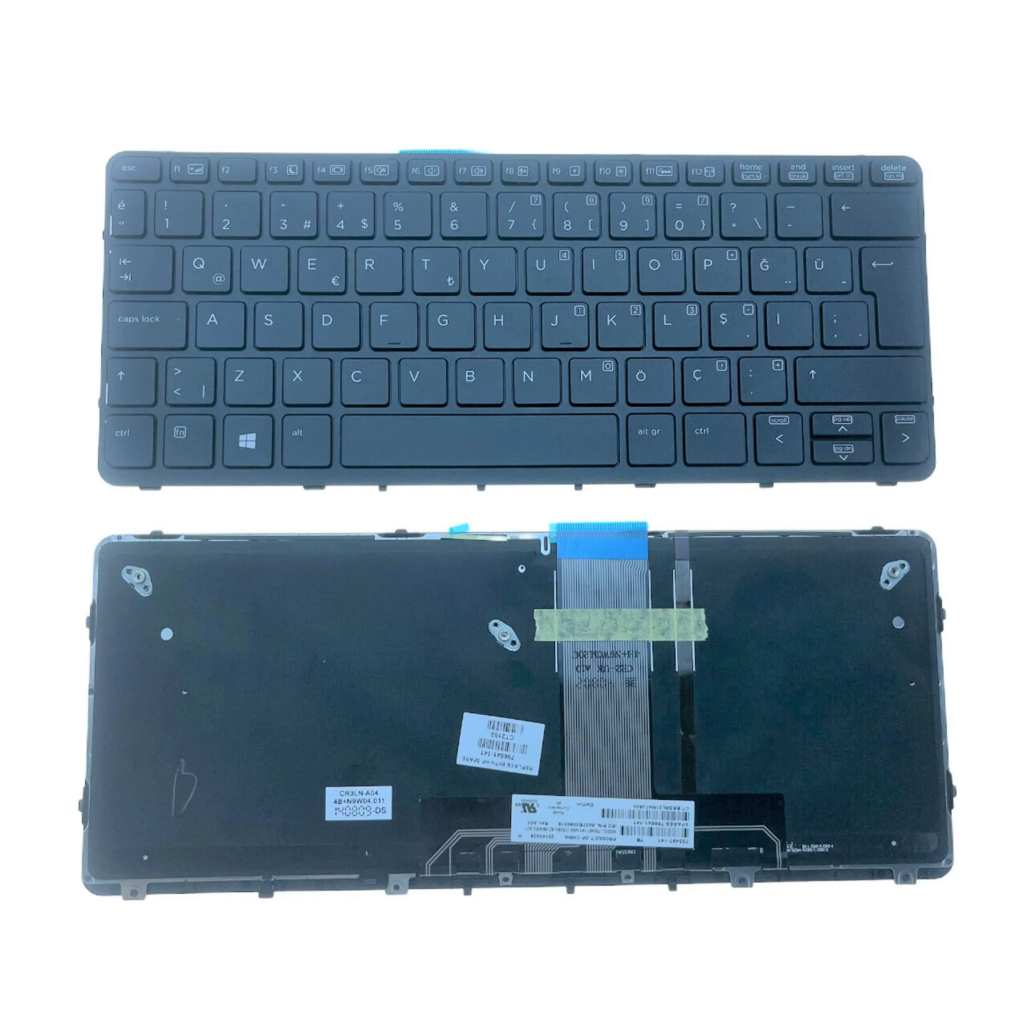 For HP Pro x2 612 G1 Laptop Keyboard Replacement Turkish with Backlit NSK-CR3BV 755497-141 766641-141
For HP Pro x2 612 G1 Laptop Keyboard Replacement Turkish with Backlit NSK-CR3BV 755497-141 766641-141