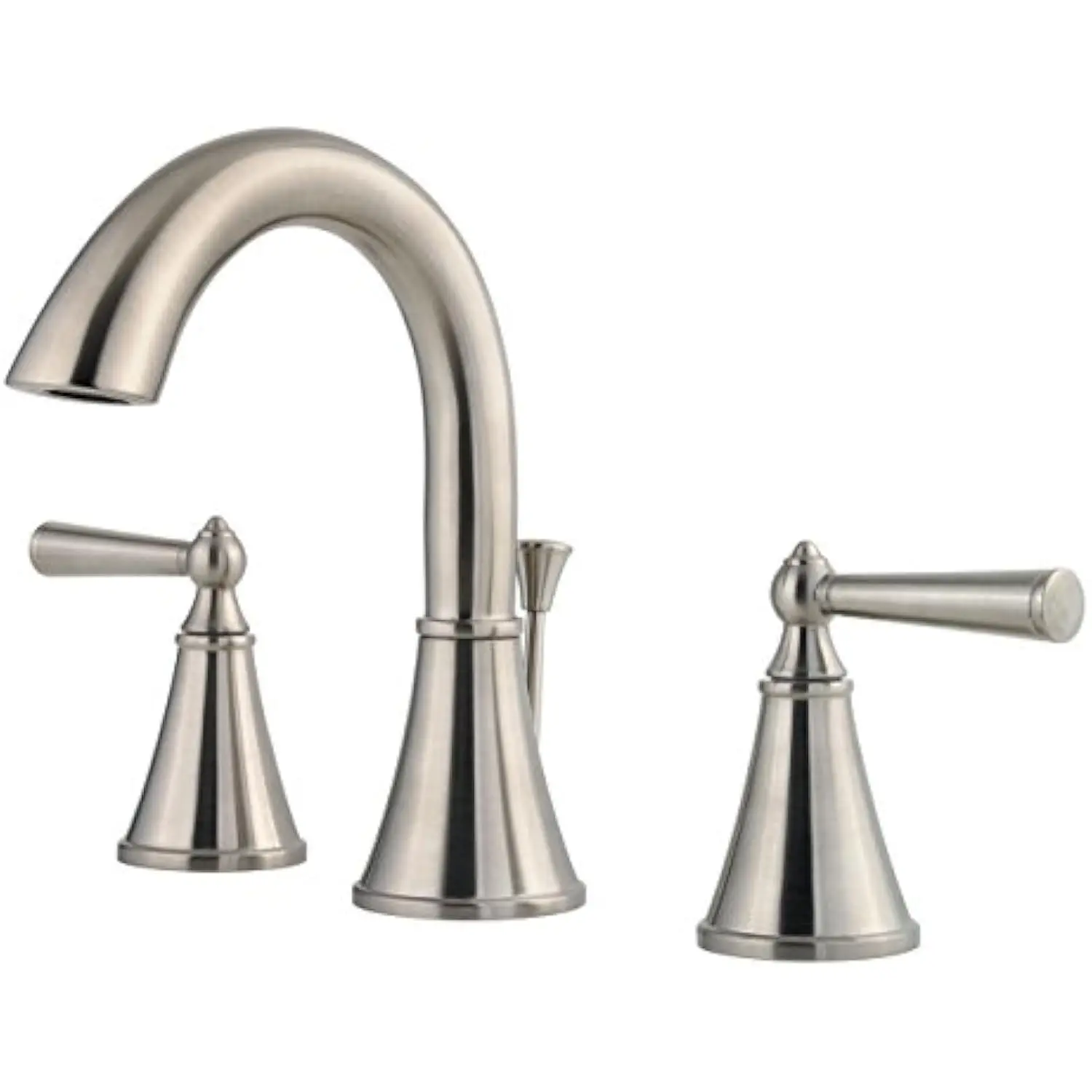 Saxton Bathroom Sink Faucet, 8-Inch Widespread, 2-Handle, 3-Hole, Brushed Nickel Finish, Lg49Gl0K
Saxton Bathroom Sink Faucet, 8-Inch Widespread, 2-Handle, 3-Hole, Brushed Nickel Finish, Lg49Gl0K