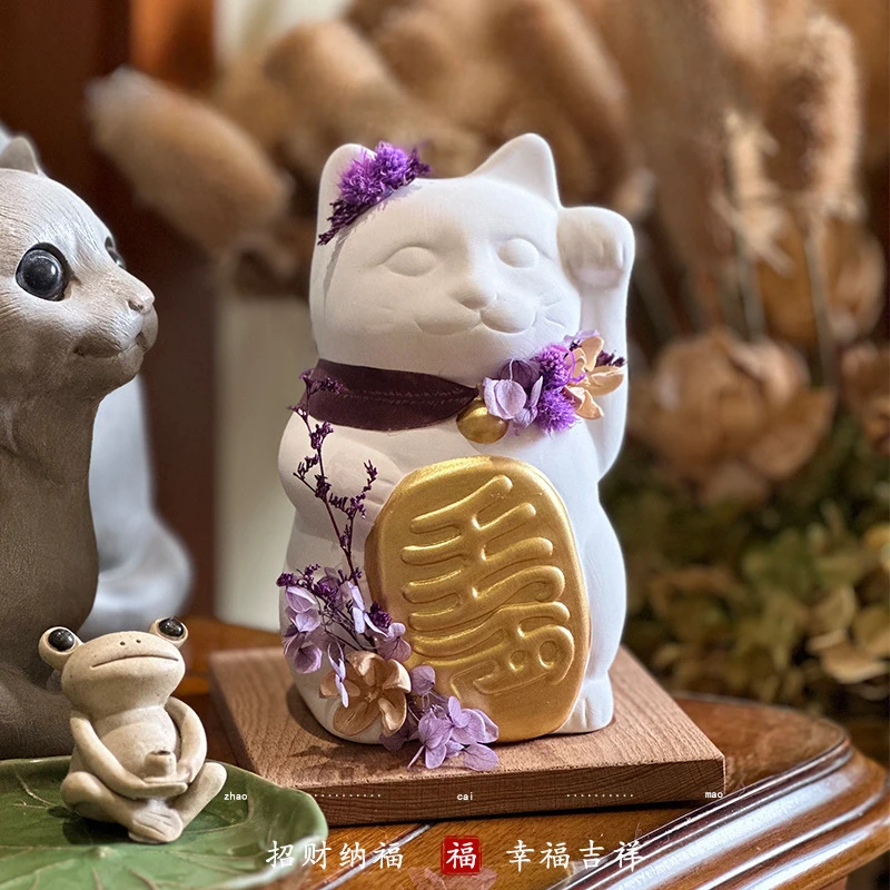 Ceramic Cat Decoration for Housewarming, Opening and Housewarming, Flower Words, Eternal Life, Macaron Color, Lucky Cat, New
Ceramic Cat Decoration for Housewarming, Opening and Housewarming, Flower Words, Eternal Life, Macaron Color, Lucky Cat, New